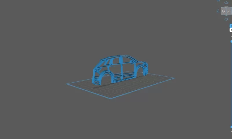 Audi - E-Tron Q4 Wall Art - Model preview 2