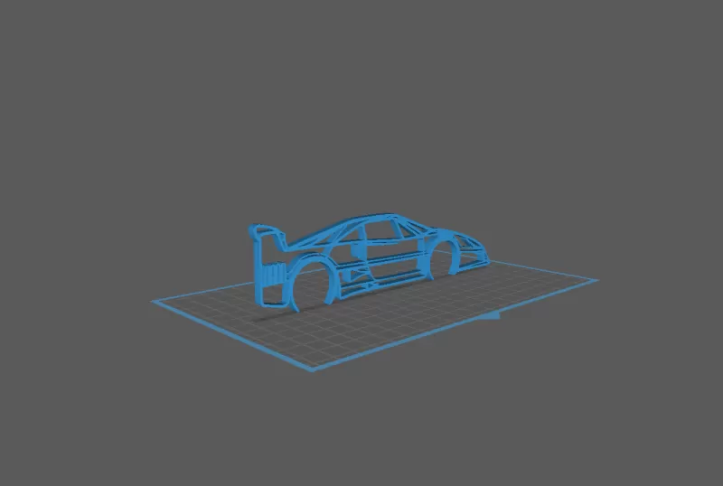 Ferrari - F40 L Wall Art - Model preview 1