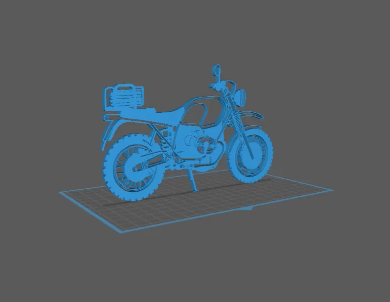 BMW - R80S Wall Art - Model preview 1