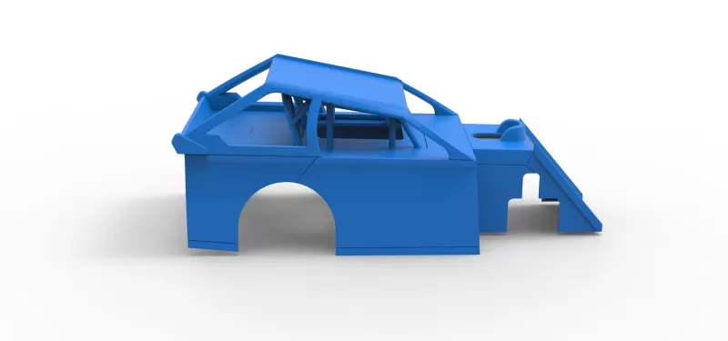 Shell of Mod Lite Race car Version 2 Scale 1:25 - Model preview 14
