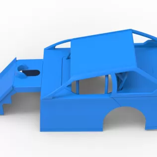 Shell of Mod Lite Race car Version 2 Scale 1:25 - Model thumbnail 7