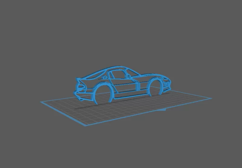 Dodge - Viper GTS Wall Art - Model preview 1