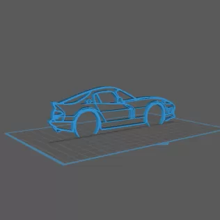 Dodge - Viper GTS Wall Art - Model thumbnail 1