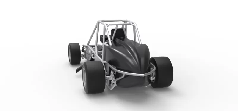 Experimental Pavement Silver Crown Car Base Version 3 Scale 1:25 - Model preview 14