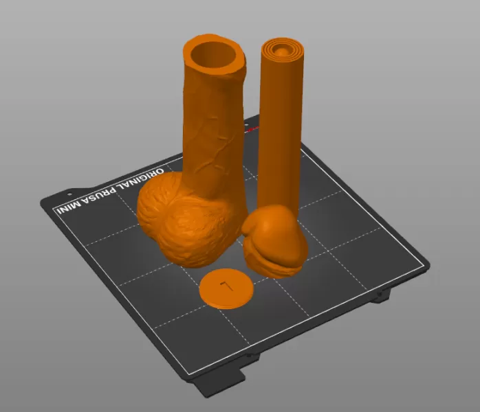 Penis Collapsing Sword - Model preview 8