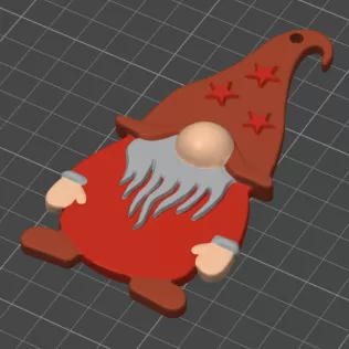 Multicolored gnome (bambulab) - Model thumbnail 2