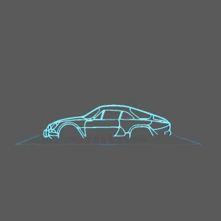 Alpine - A110 Classic Wall Art