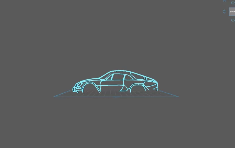 Alpine - A110 Classic Wall Art - Model preview 2