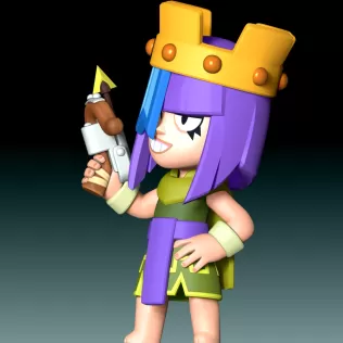 Archer Queen Penny - Model thumbnail 7