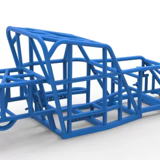 Frame of Mod Lite Race car Scale 1:25 - Model thumbnail 12