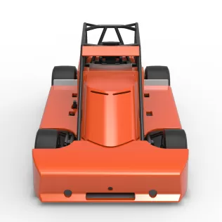 Experimental Pavement Silver Crown Car Scale 1:25 - Model thumbnail 8