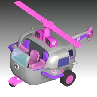 Skye Copter Paw Patrol - Model thumbnail 3