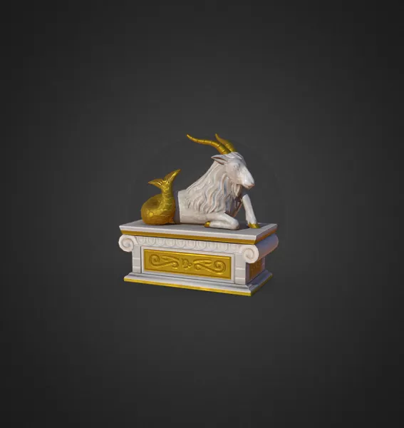 Animal Crossing New Horizons Zodiac Capricornus - Model preview 1