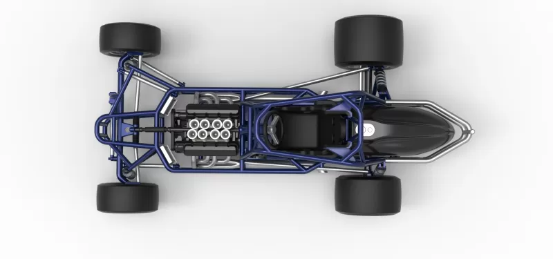 Pavement Silver Crown Car Base Version 2 Scale 1:25 - Model preview 11