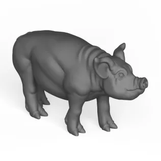 3D Printable Pig