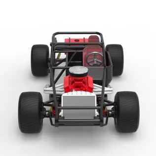 Vintage Semi-Late Model Stock Car Base Scale 1:25 - Model thumbnail 8