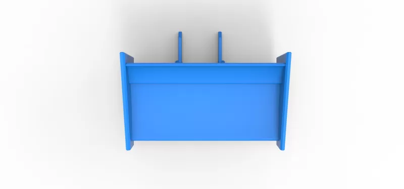 Wing of Supermodified front engine race car V4 Scale 1:25 - Model preview 6