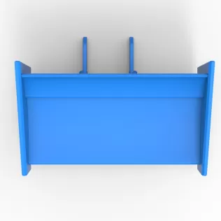 Wing of Supermodified front engine race car V4 Scale 1:25 - Model thumbnail 6