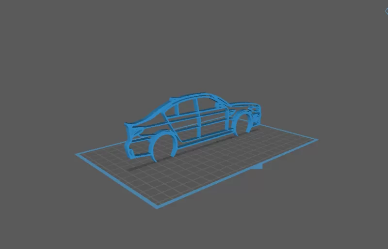 BMW - M5 F90 Wall Art - Model preview 1