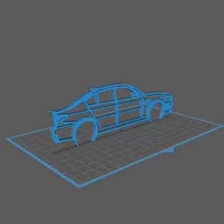 BMW - M5 F90 Wall Art - Model thumbnail 1