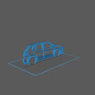 Volkswagen - Golf GTI Wall Art - Model thumbnail 1