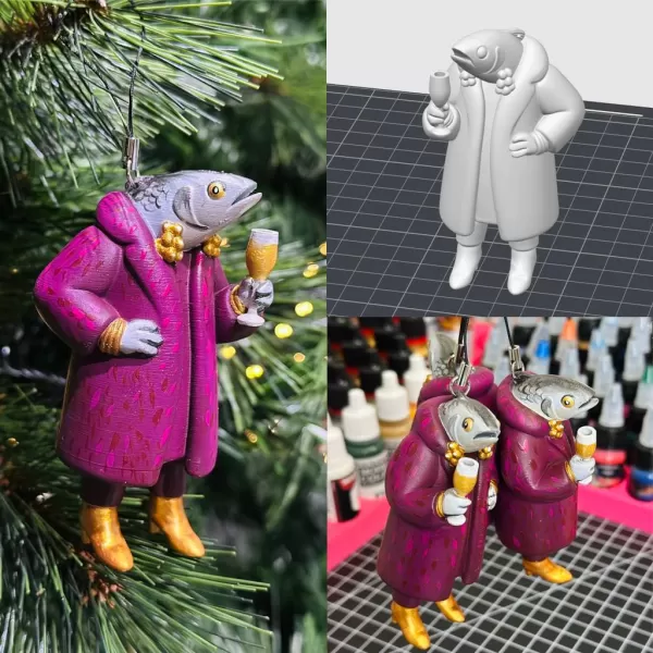 Herring under a coat - Model preview 1