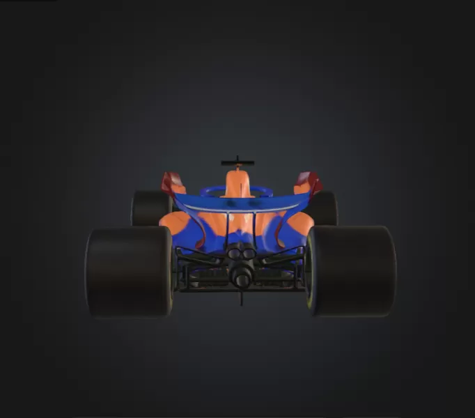 Mini F1 Car - Model preview 3