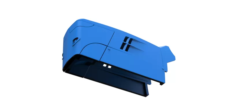 Hood of Pulling tractor Version 3 Scale 1:25 - Model preview 3