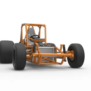 Vintage Sprint car Base Version 2 Scale 1:25 - Model thumbnail 27