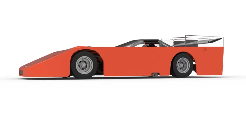 Vintage Asphalt Outlaw Super late model 1:25 - Model preview 2