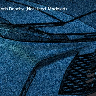 2025-2026 Toyota Camry – High-Accuracy Automotive 3D Scan (STL) - Model thumbnail 1