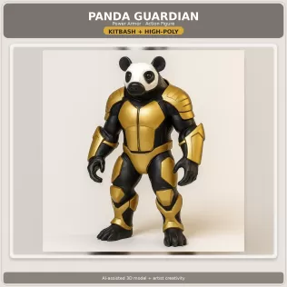 Kitbash Creature Collection – High-Poly Character Figure Pack - Model thumbnail 20