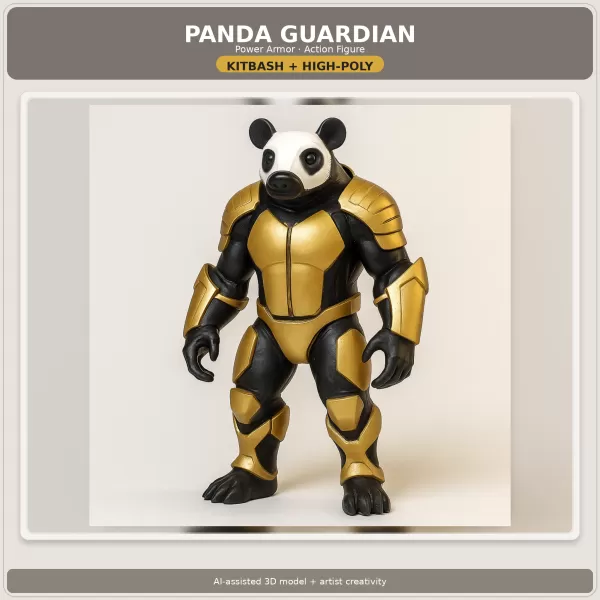 Kitbash Creature Collection – High-Poly Character Figure Pack - Model preview 20