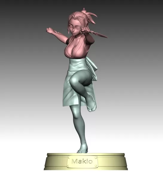 Makio - Demon Slayer Kimetsu no Yaiba - Model preview 11