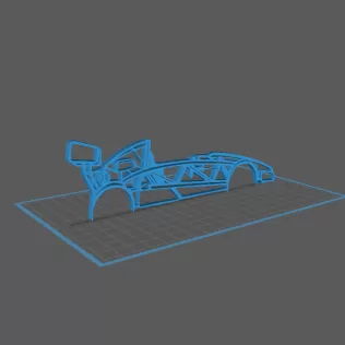 Ariel - Atom 500 V8 Wall Art - Model thumbnail 1