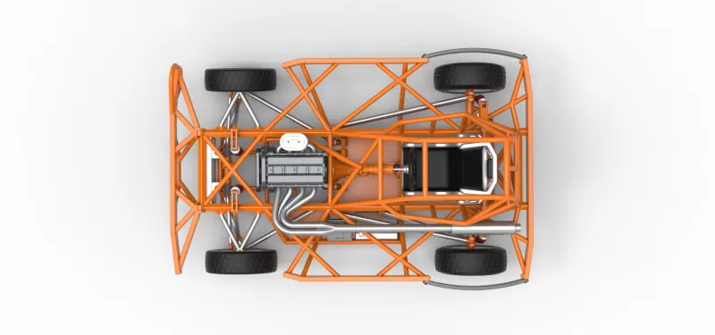 BriSCA Formula 2 Stock Car Base Scale 1:25 - Model preview 11