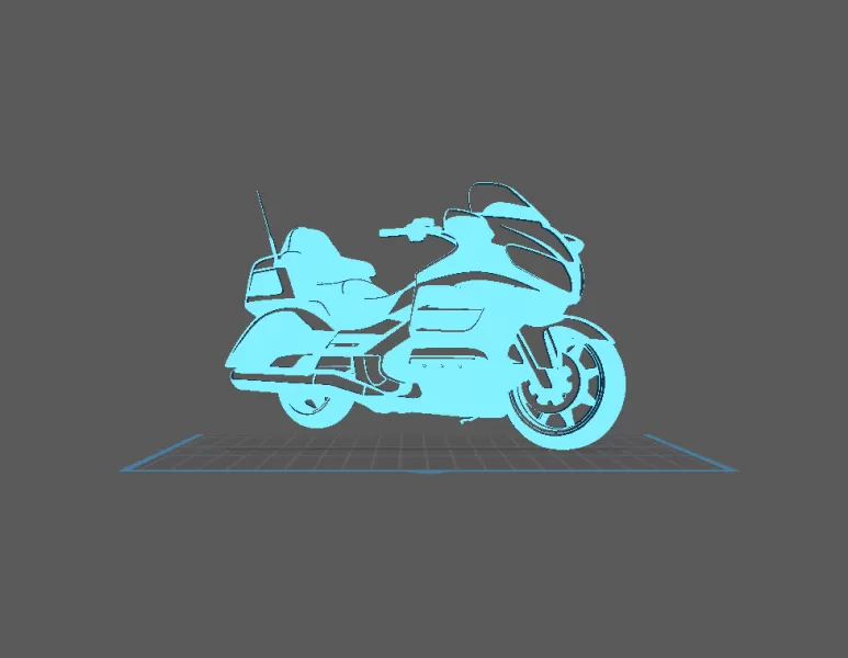 Honda - Gold Wing Wall Art - Model preview 2