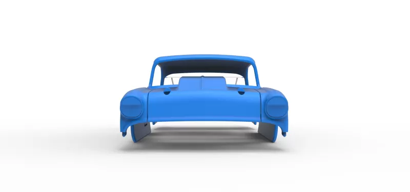 Shell of Vintage Asphalt Modified stock car V9 Scale 1:25 - Model preview 5