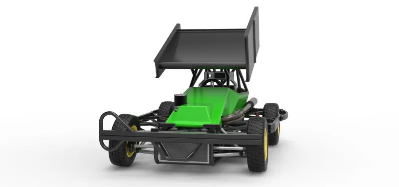 BriSCA Formula 2 Stock Car Scale 1:25 - Model preview 5