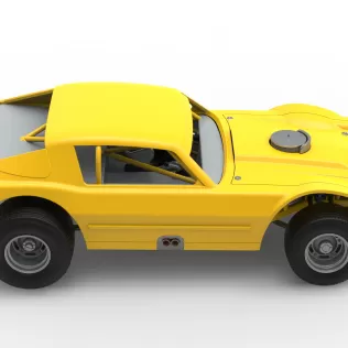 Vintage Dirt late model Race car Version 2 Scale 1:25 - Model thumbnail 23