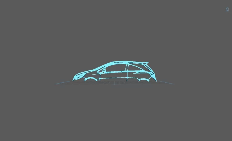Opel - Corsa OPC Wall Art - Model preview 1