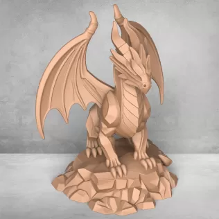 Ancient Dragon Statue