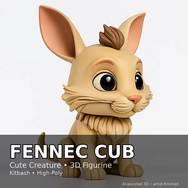 Earfolk Buddies — Whimsical Big-Ears Character Collection (10 Mo - Model preview 8