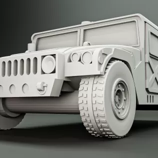 Humvee #RoZ - Model thumbnail 3
