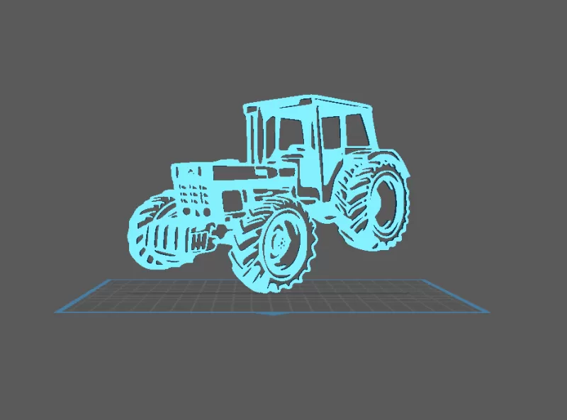 Tractor - Case IH Wall Art - Model preview 2