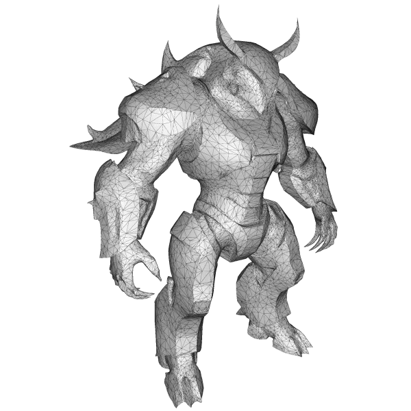 Golden Beast Guardians – Gilded Horned Character Pack (10 Models - Model preview 11