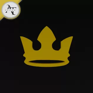 Simple Crown Symbol - 2D Art
