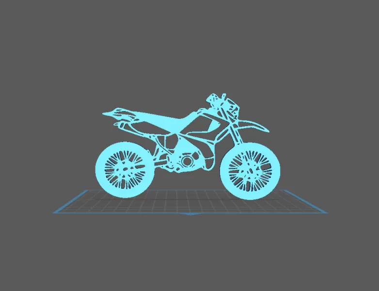 Yamaha - DT 125 Wall Art - Model preview 2