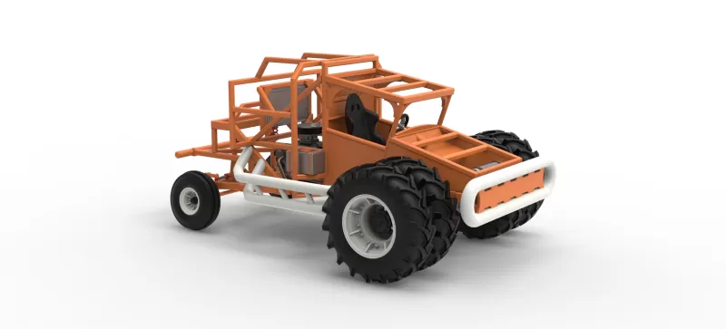 Racing Combine Harvester Base Scale 1:25 - Model preview 20