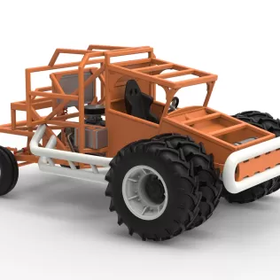 Racing Combine Harvester Base Scale 1:25 - Model thumbnail 20